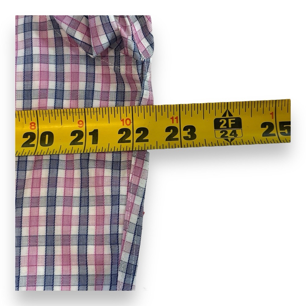 UNTUCKit Size L Button Down Shirt Collared Long Sleeve Slim Fit Wrinkle Free - Picture 6 of 10